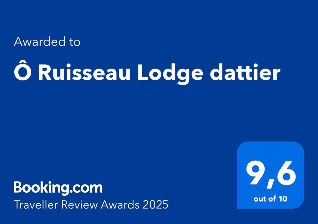 O Ruisseau Lodges - Lodge Dattier Saint-Louis Exteriér fotografie